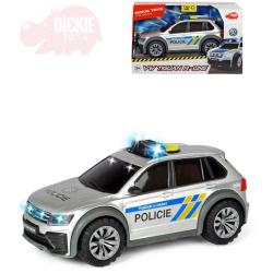 DICKIE Auto Policie VW Tiguan R-Line CZ česká verze na baterie Světlo Zvuk