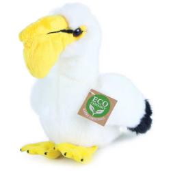 PLYŠ Pták pelikán sedící 20cm Eco-Friendly *PLYŠOVÉ HRAČKY*