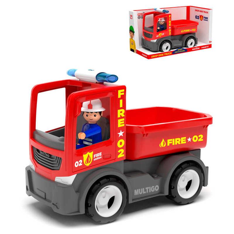 EFKO IGRÁČEK MultiGO Fire valníček set auto hasičské s figurkou